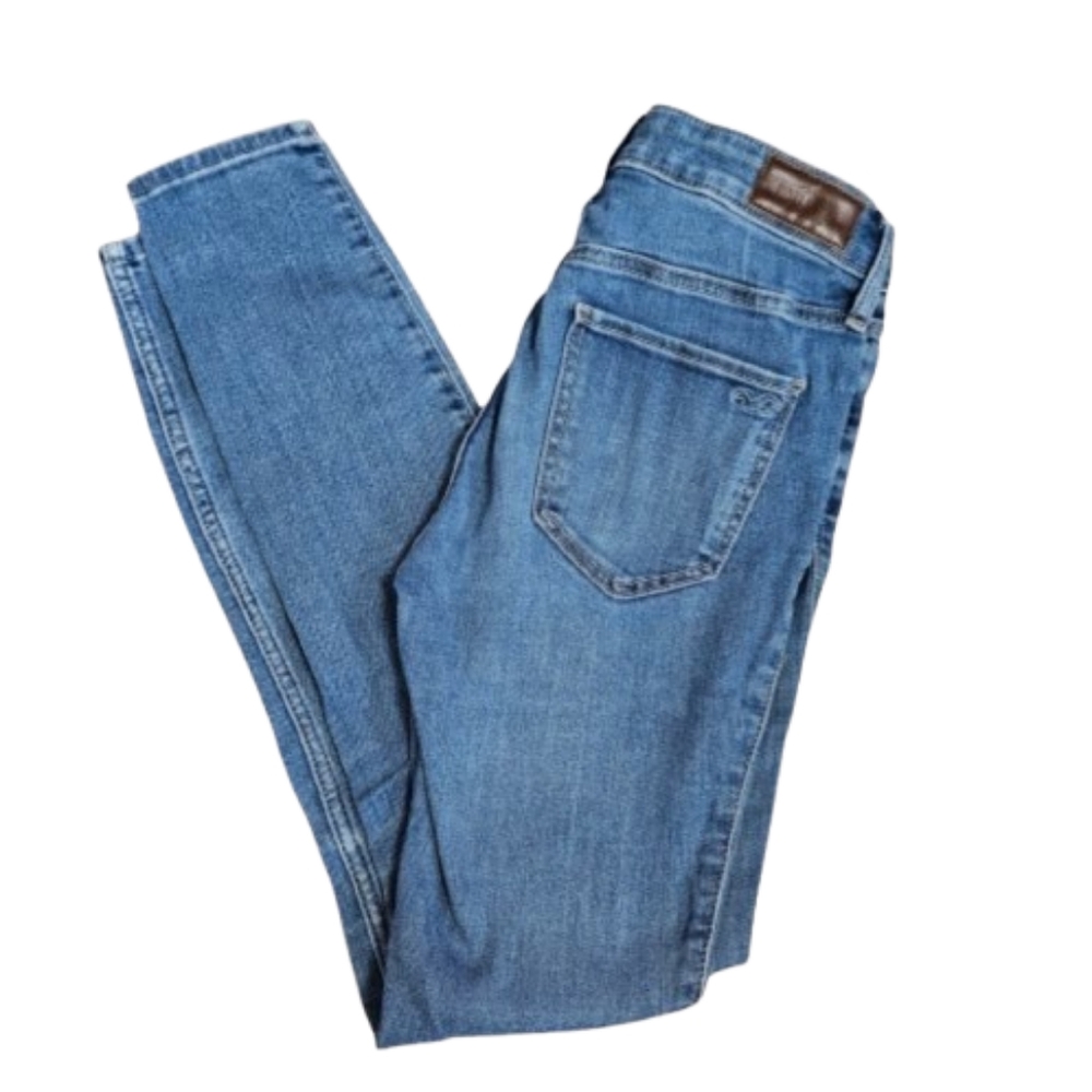 Hollister women's mid-rise super skinny soft stretch jean 25/28 - Picture 1 of 4